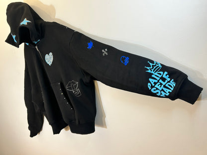 Haven Smile Hoodie – Glow Diamond Crest