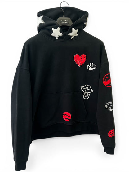 Haven Smile Hoodie – Red Rubber Crest