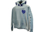 Haven Smile Hoodie – Blue 3D Portrait