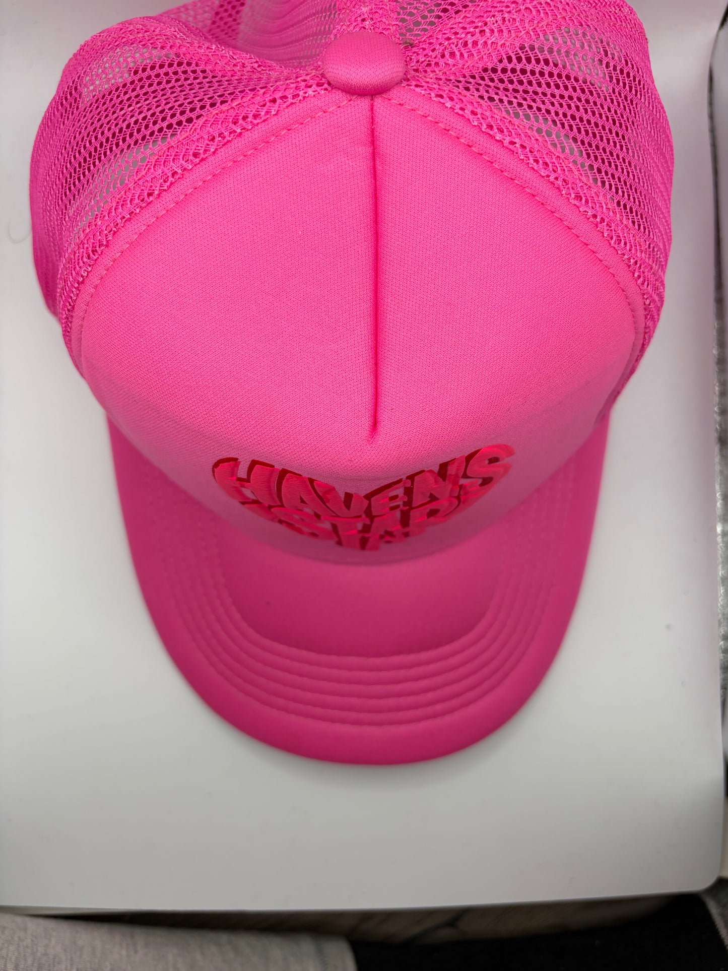 Haven Star Trucker – Pink & Blue Puff