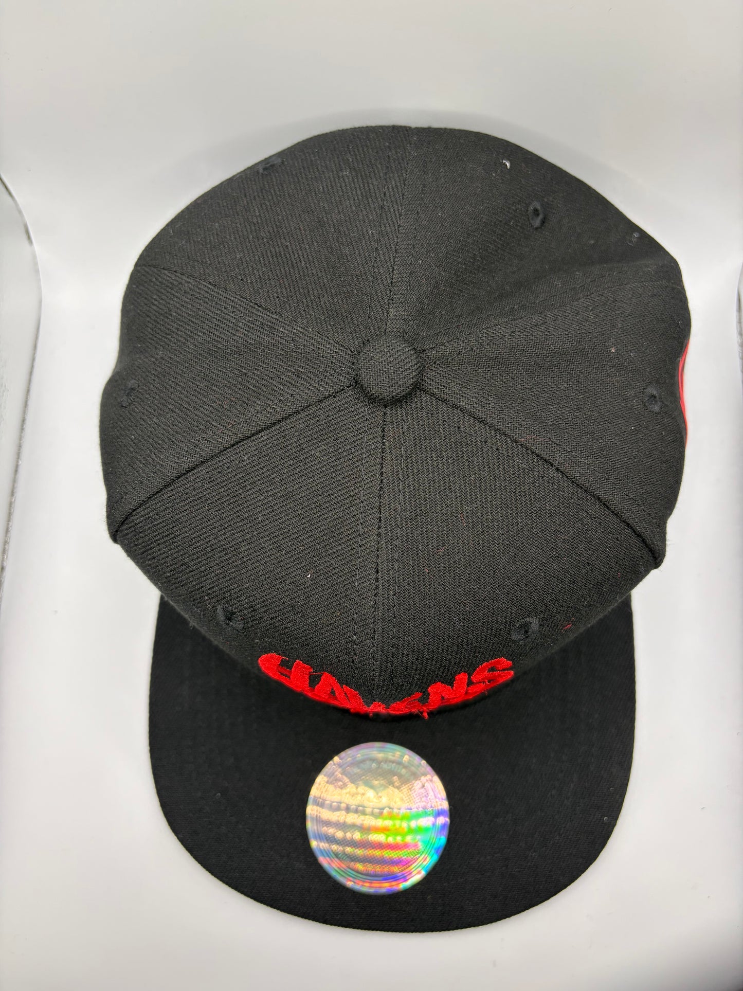 Haven Star Snapback – Black Red 3D Puff