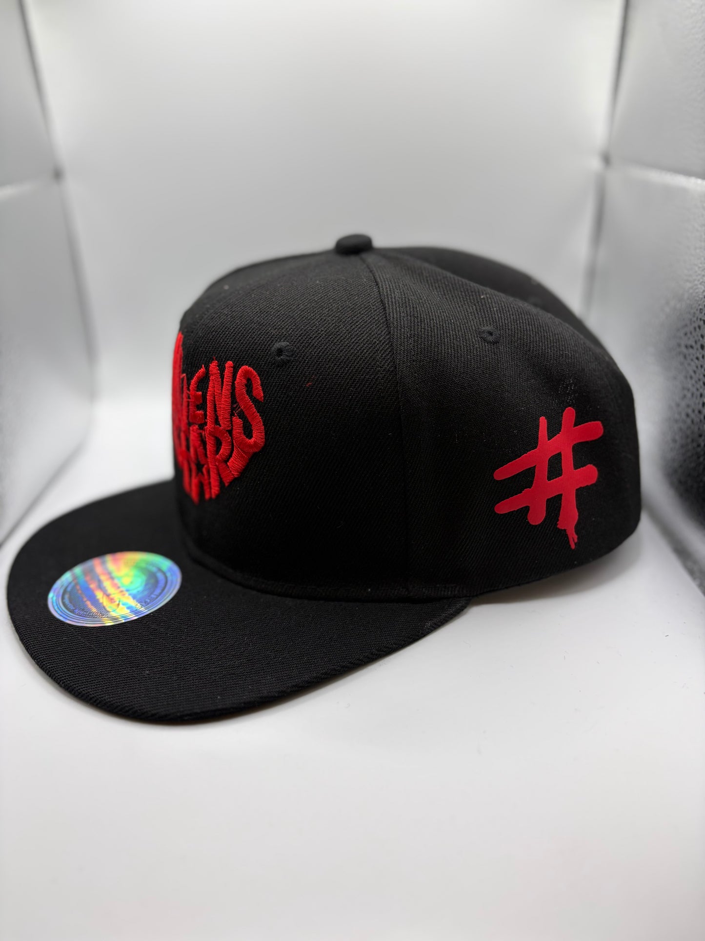 Haven Star Snapback – Black Red 3D Puff