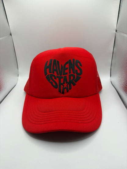 Haven Star Trucker – Red & Black Rubber