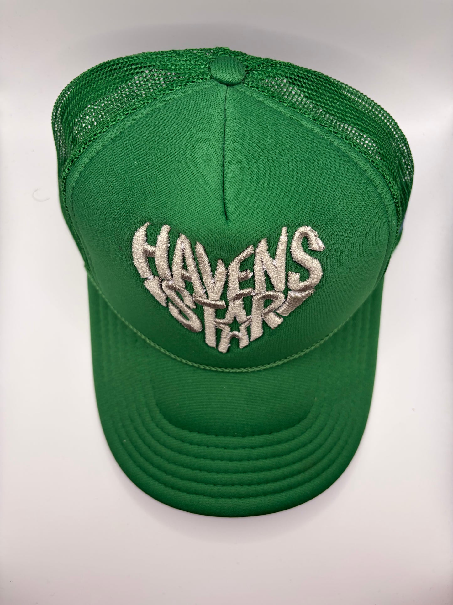 Haven Star Trucker – Forest Green Puff