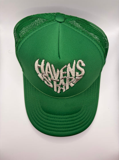 Haven Star Trucker – Forest Green Puff