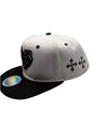 Haven Star Snapback – White & Black Rubber