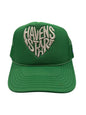 Haven Star Trucker – Forest Green Puff