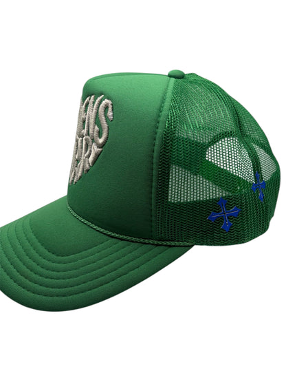 Haven Star Trucker – Forest Green Puff